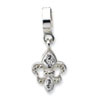 Reflection Beads Sterling Silver Fluer De Lis Bead