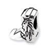 Reflection Beads Sterling Silver Western Boot Bead