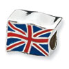 Reflection Beads Sterling Silver United Kingdom Flag Bead