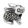 Reflection Beads Sterling Silver Marcasite Rabbit Bead