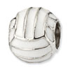Reflection Beads Sterling Silver Enameled Volleyball Bead