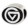 Grand Valley State University Sterling Silver Collegiate Bead