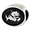Texas Christian University Sterling Silver Collegiate Bead