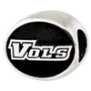 University of Tennessee Sterling Silver Collegiate Bead
