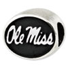 University of Mississippi Sterling Silver Collegiate Bead