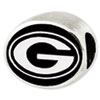 University of Georgia Sterling Silver Collegiate Bead