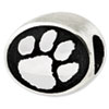 Clemson Sterling Silver Collegiate Bead