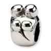 Reflection Beads Sterling Silver Family of 4 Bead