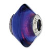 Reflection Beads Sterling Silver Dark Blue & Pink Italian Murano Glass Bead