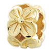 Reflection Beads 14k Yellow Gold Floral Bead