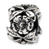 Reflection Beads Sterling Silver Floral Bead