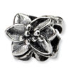 Reflection Beads Sterling Silver Plumeria Floral Bead
