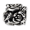 Reflection Beads Sterling Silver Rose Floral Bead