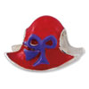Reflection Beads Sterling Silver Red Hat Society Bead