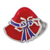 Reflection Beads Sterling Silver Red Hat Society Bead