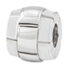 Reflection Beads Sterling Silver White Enamel Bali Bead
