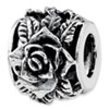 Reflection Beads Sterling Silver Rose Bali Bead