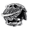 Reflection Beads Sterling Silver Leaf Bead