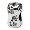 Reflection Beads Sterling Silver Dog Bone Bead