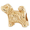 Reflection Beads Sterling Silver and Gold-plated Puppy Bead