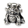 Reflection Beads Sterling Silver Dog with Bone Bead