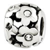Reflection Beads Sterling Silver Swarovski Elements Flowers Bead
