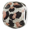 Reflection Beads Sterling Silver Animal Print Bead
