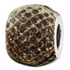 Reflection Beads Sterling Silver Variation Animal Print Bead