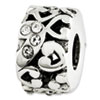 Reflection Beads Sterling Silver Swarovski Elements Bead