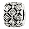 Reflection Beads Sterling Silver April Swarovski Elements Bead