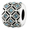 Reflection Beads Sterling Silver December Swarovski Elements Bead