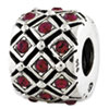 Reflection Beads Sterling Silver July Swarovski Elements Bead