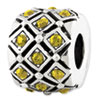 Reflection Beads Sterling Silver November Swarovski Elements Bead