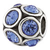 Reflection Beads Sterling Silver September Swarovski Elements Bead