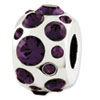 Reflection Beads Sterling Silver February Swarovski Elements Bead