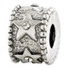 Reflection Beads Sterling Silver Swarovski Elements Star Bead