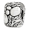 Reflection Beads Sterling Silver Textured Bead