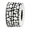 Reflection Beads Sterling Silver Dots and Textured Bali Bead