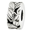 Reflection Beads Sterling Silver Leaf Bali Bead