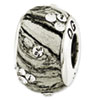 Reflection Beads Sterling Silver Grey Molded with Swarovski Elements Bead