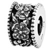 Reflection Beads Sterling Silver Flowers Bali Bead