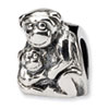 Reflection Beads Sterling Silver Mama & Baby Monkey Bead