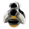 Reflection Beads Sterling Silver Enameled Bumble Bee Bead