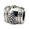 Reflection Beads Sterling Silver Grape Barrel Bead
