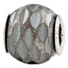 Reflection Beads Sterling Silver Velvet Black Diamond Cut Bead