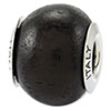 Reflection Beads Sterling Silver Jacaranda Wood Bead