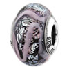 Reflection Beads Sterling Silver Purple Italian Glass Bead