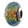 Reflection Beads Sterling Silver Rainbow Glass Bead