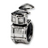 Reflection Beads Sterling Silver Drum Set Bead