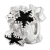 Reflection Beads Sterling Silver Swarovski Elements Enameled Stars Bead